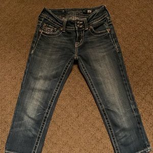 Miss Me Capri Embellished Jeans 25